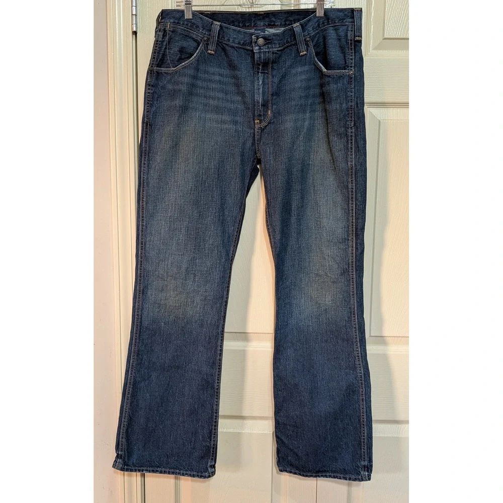 Polo Ralph Lauren Hampton Relaxed Straight Jeans Blue 36x32 Vintage Aesthetic